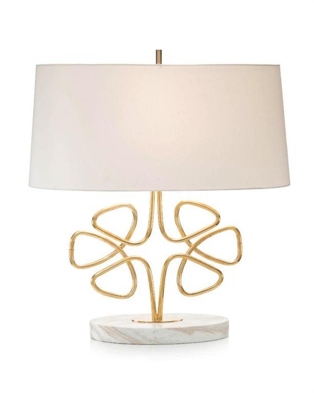 Brass Clover Table Lamp