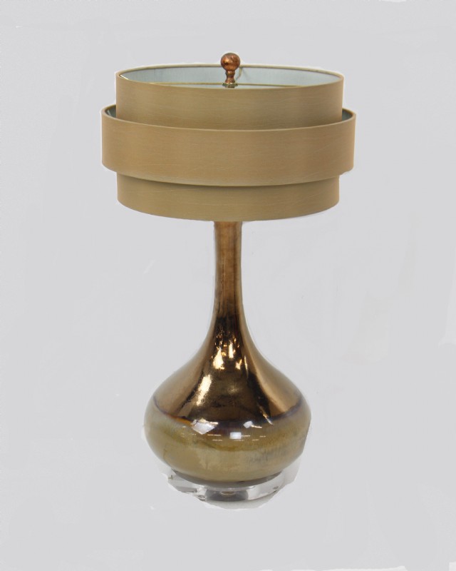 Contemporary Double-Light Table Lamp