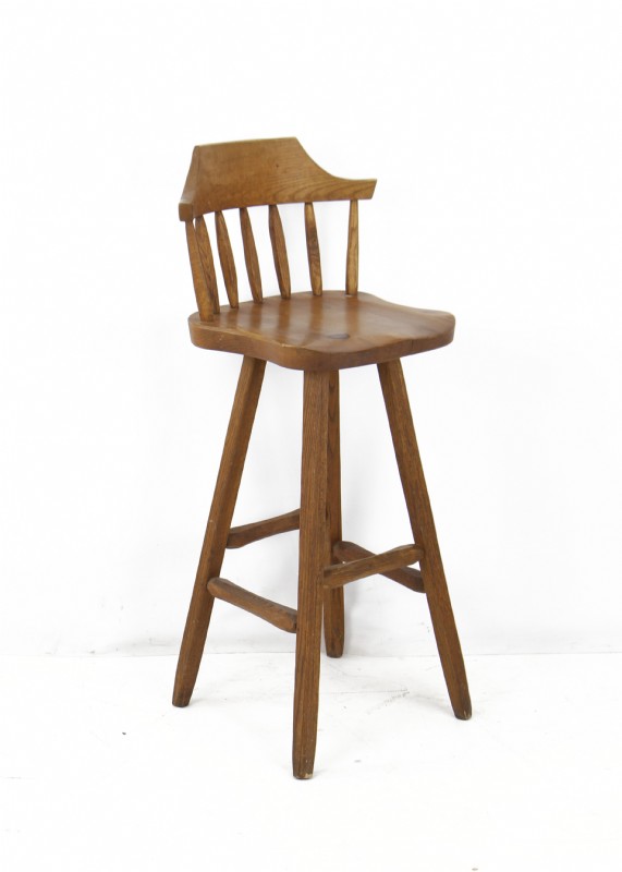 PineSwivel Bar Stool