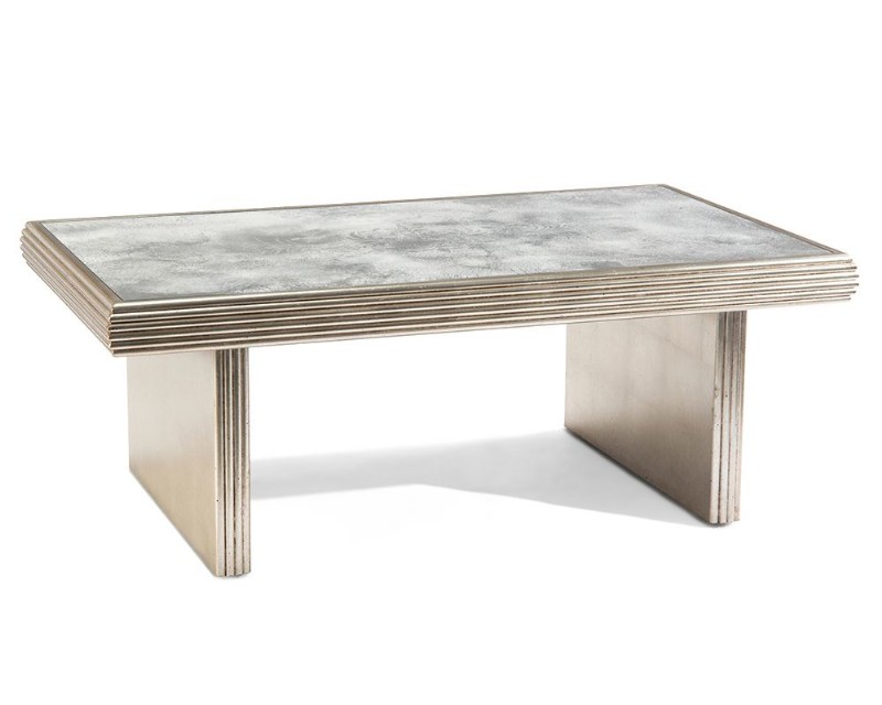 Rivoli Distressed Silver Cocktail Table