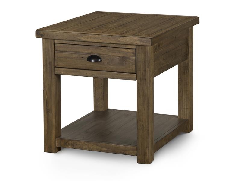 Nutmeg Rectangular End Table