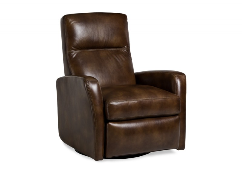 Leather Swivel Power Recliner