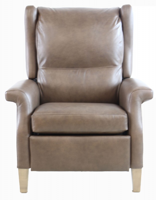 Track Style Leather Recliner