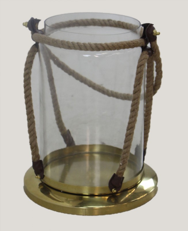 Glass and Rope Lantern
