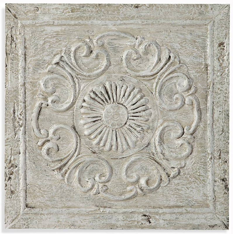 SQUARE ROSETTE WALL HANGING