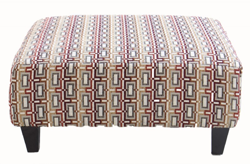 Geometric Pattern Ottoman