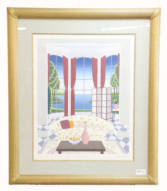 "Concameau" Lithograph By Dumont