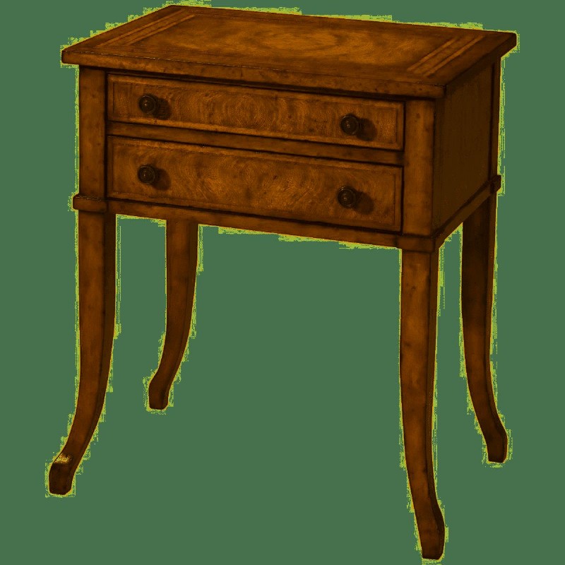 VENEERED MAHOGANY SIDE TABLE
