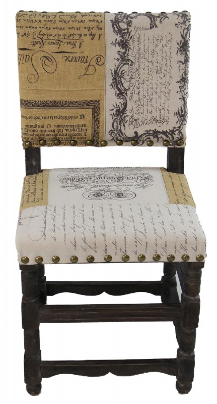 Upholstered Wooden Framed Sidechair