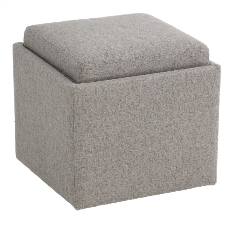 American Leather Upholstered Storage Ottoman