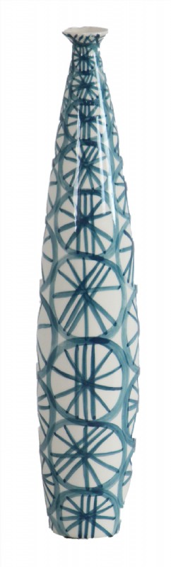 Blue & White Ceramic Vase