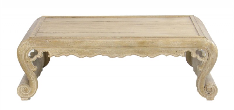 Asian Style Wooden Cocktail Table