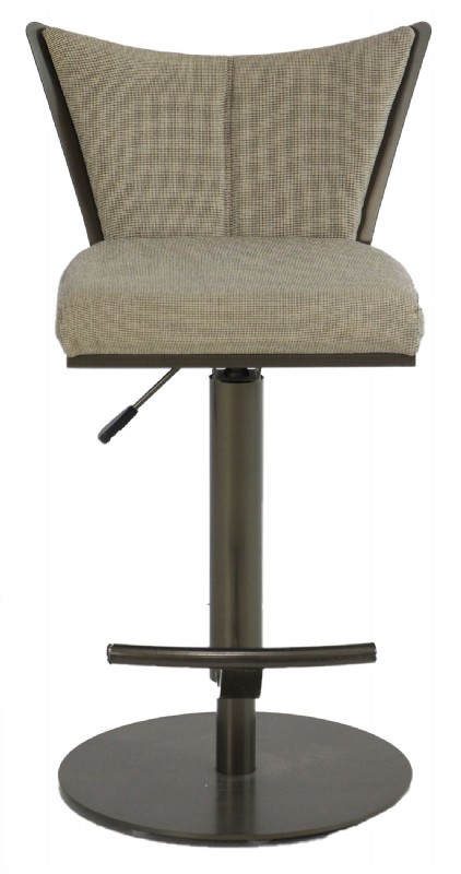 Brown Metal Framed Upholstered Seat Bar/Counter St