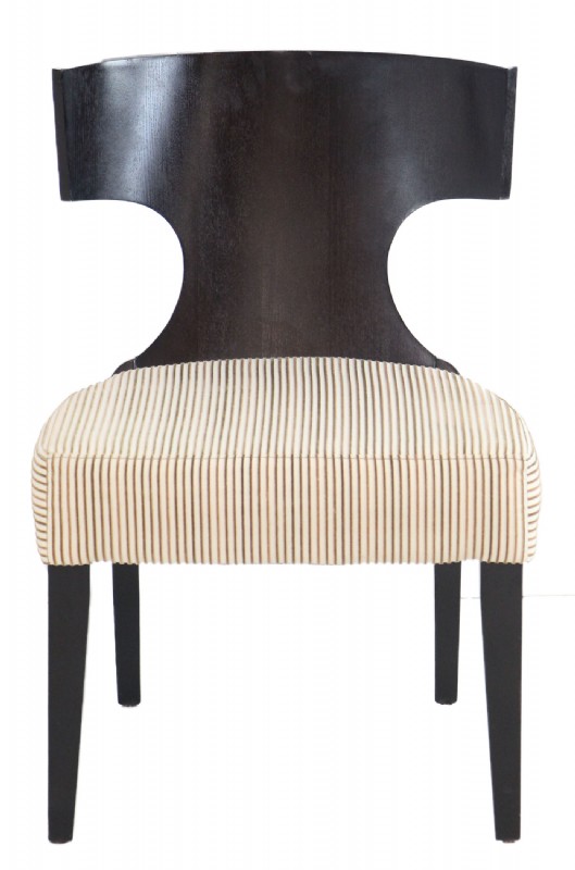 Wooden Framed Upholstered Armchair