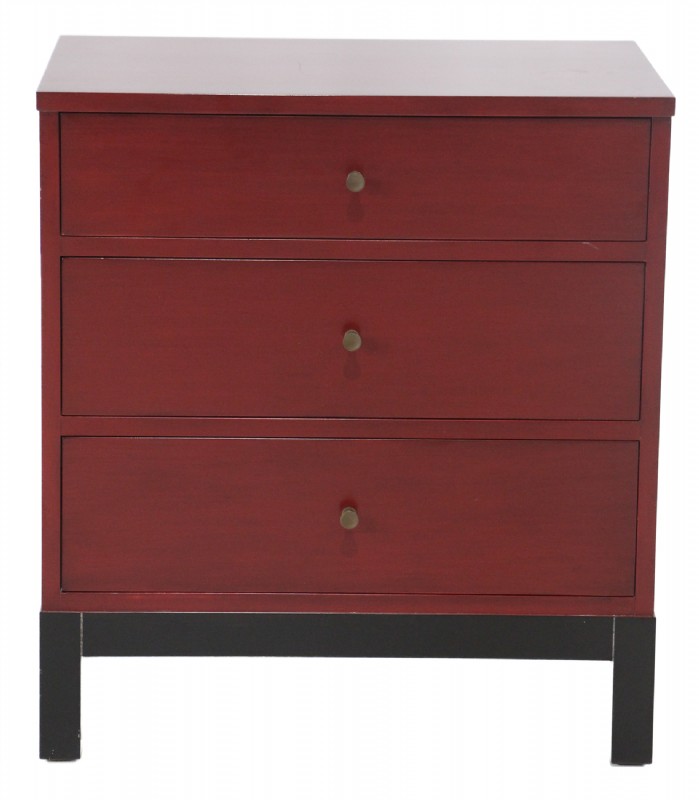 Claret Painted Finished Nightstand