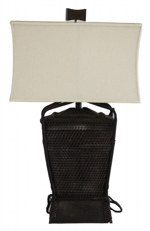 Malampaya Woven Basket Table Lamp