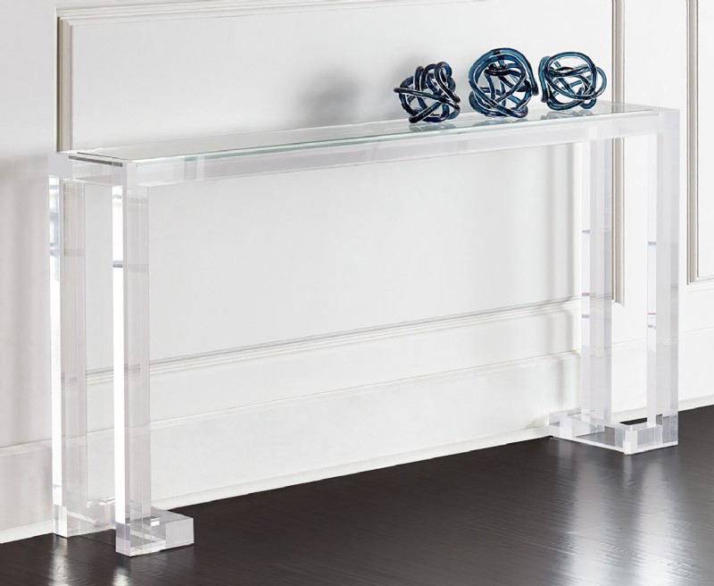 Naomi Acrylic Console Table