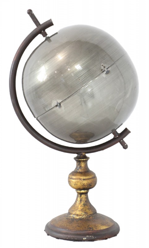 Metal Globe on Stand