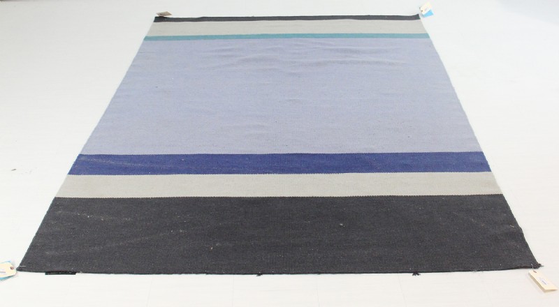 100% Wool Contemporary Striped Rug