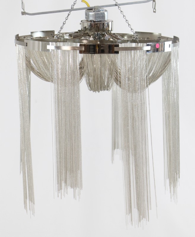 Contemporary Twisted Wire Chandelier