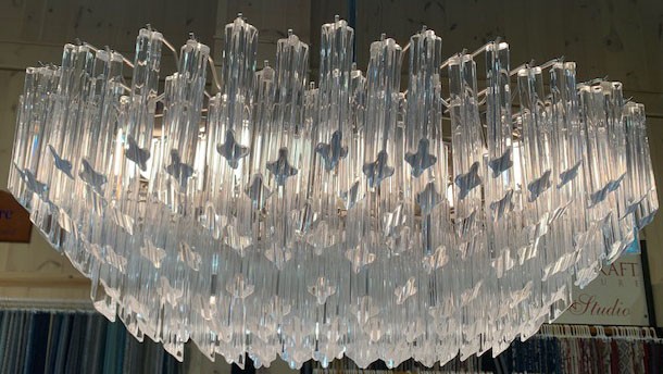 Mid Century Modern Murano Chandelier