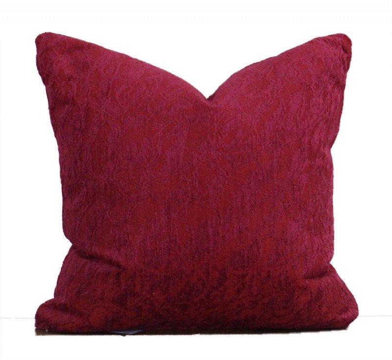 Purple Fuscia Patterned Down Pillow