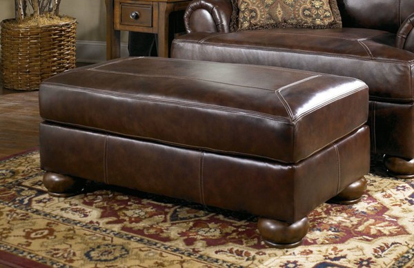 Axiom Walnut Ottoman