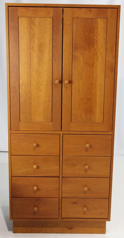 Custom Tall Cabinet With Drawers By Larry Hepler For Sale In Ct