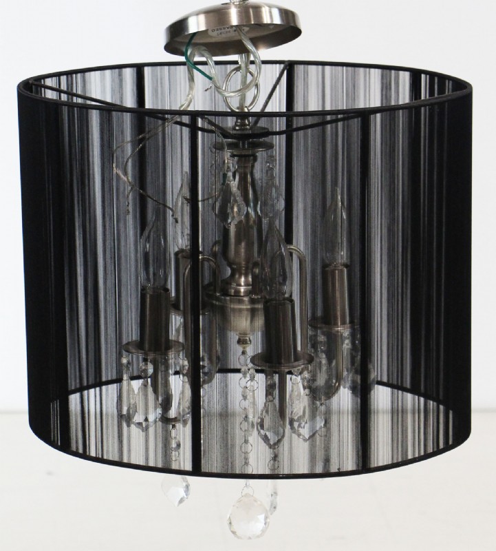 Four Arm Four Light Chandelier with Shade