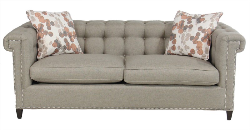 Taupe Fabric Sofa