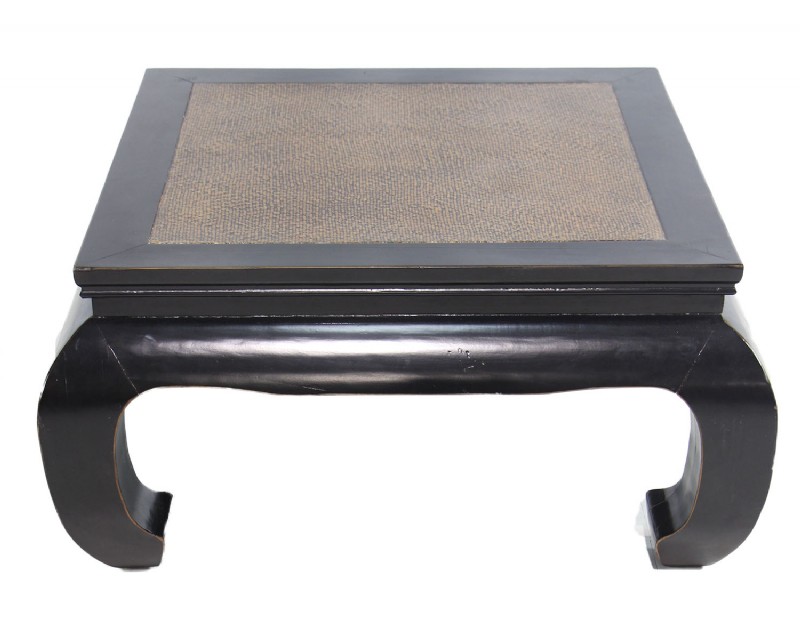 Black Painted Opium Table