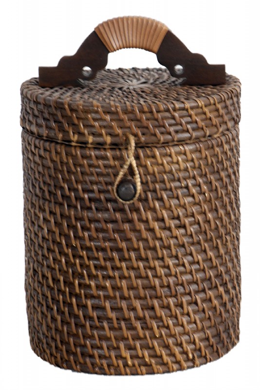 Woven Basket With Handle
