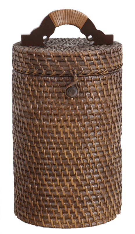 Woven Basket With Handle