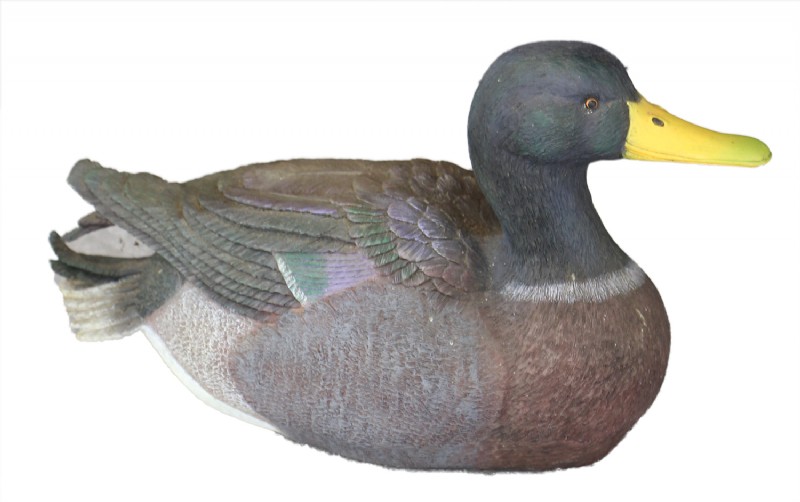Mallard Duck Wooden Decoy