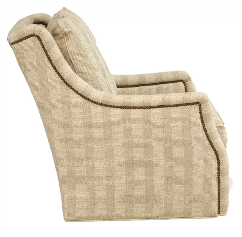High Back Upholstered Swivel Chair