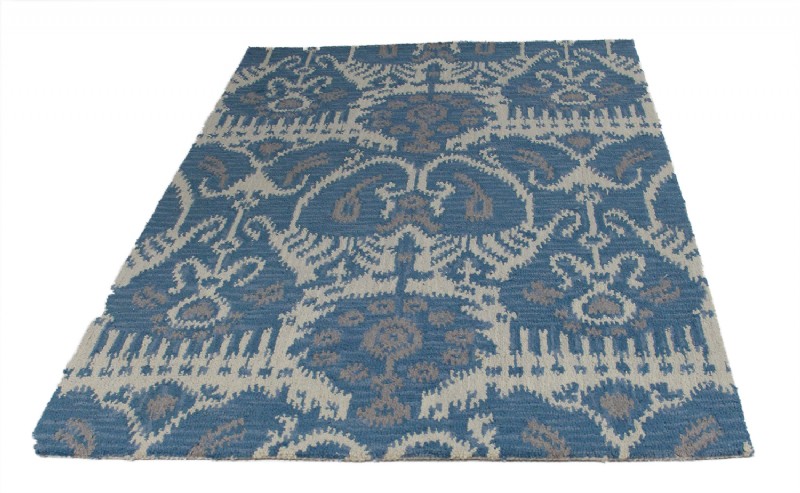 Abstract Wool Area Rug