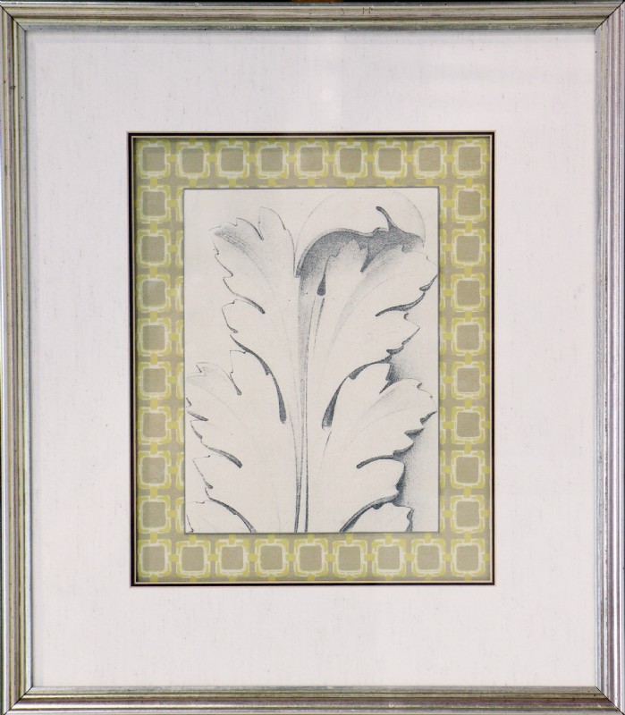 Architectural Leaf  Print