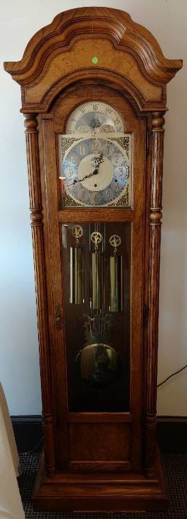 Triple Chime Moon Phase Grandfather Clock