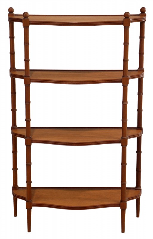 Regency Style Mahogany Etagere