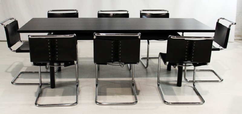 LC6 LC6 Dining Table in Black Ash