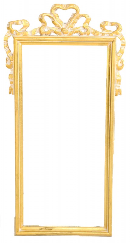 Distressed Gold Frame Mirror