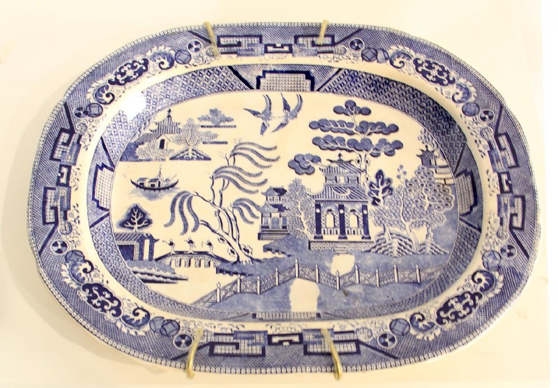 Blue & White Porcelain Tray