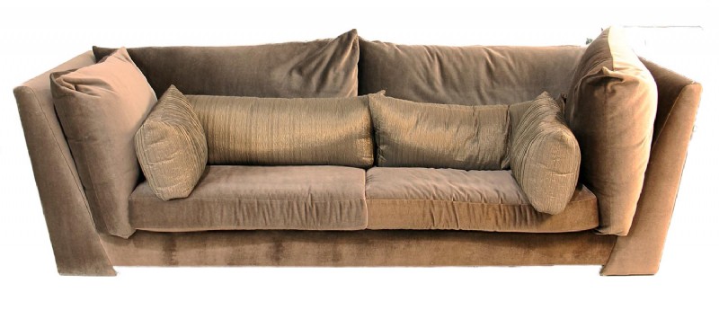 Oversized Mohair Sofa