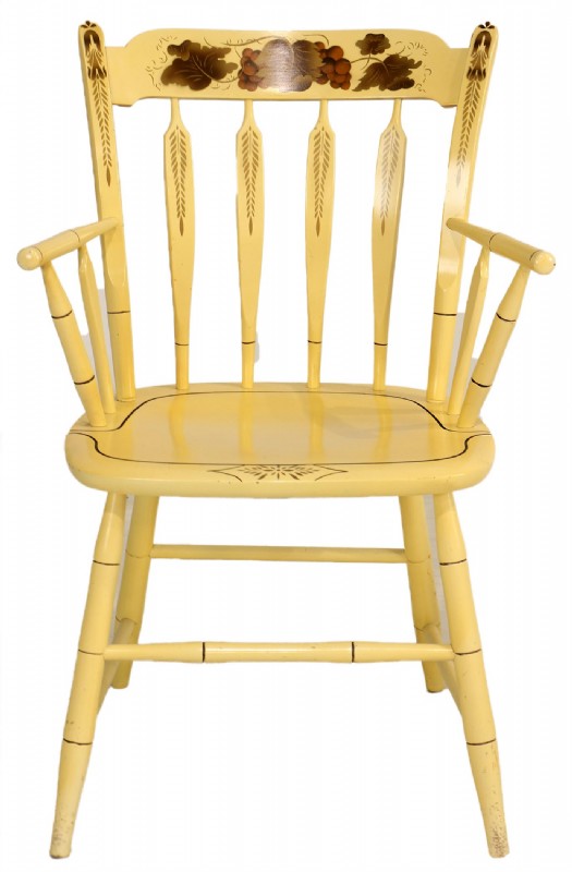White Hitchcock Desk Chair