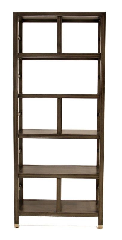 Grey Wooden Etagere