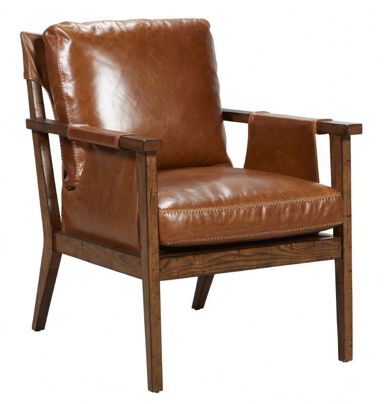 leather arm chair