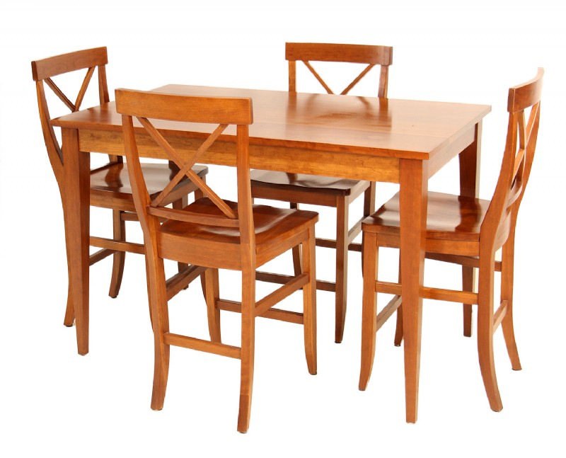 Cherry Counter Height Table & Chairs