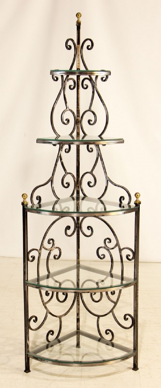 Metal Framed Corner Rack