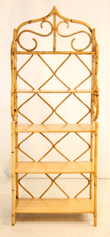 Bamboo & Wood Etagere/Baker's Rack
