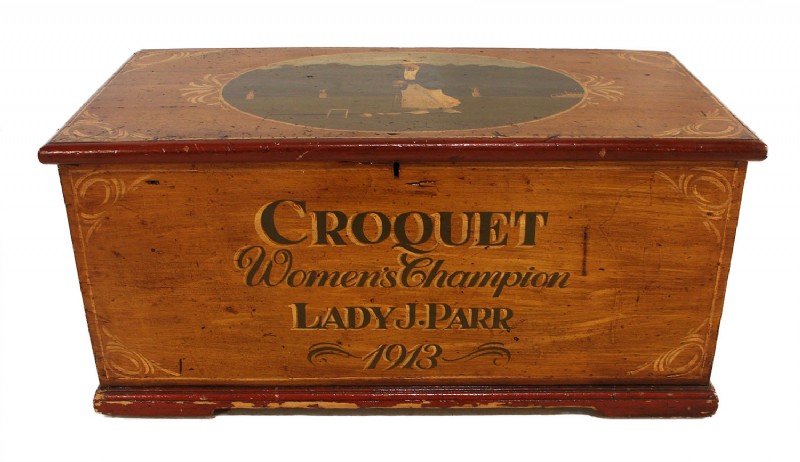 Antique Croquet Chest